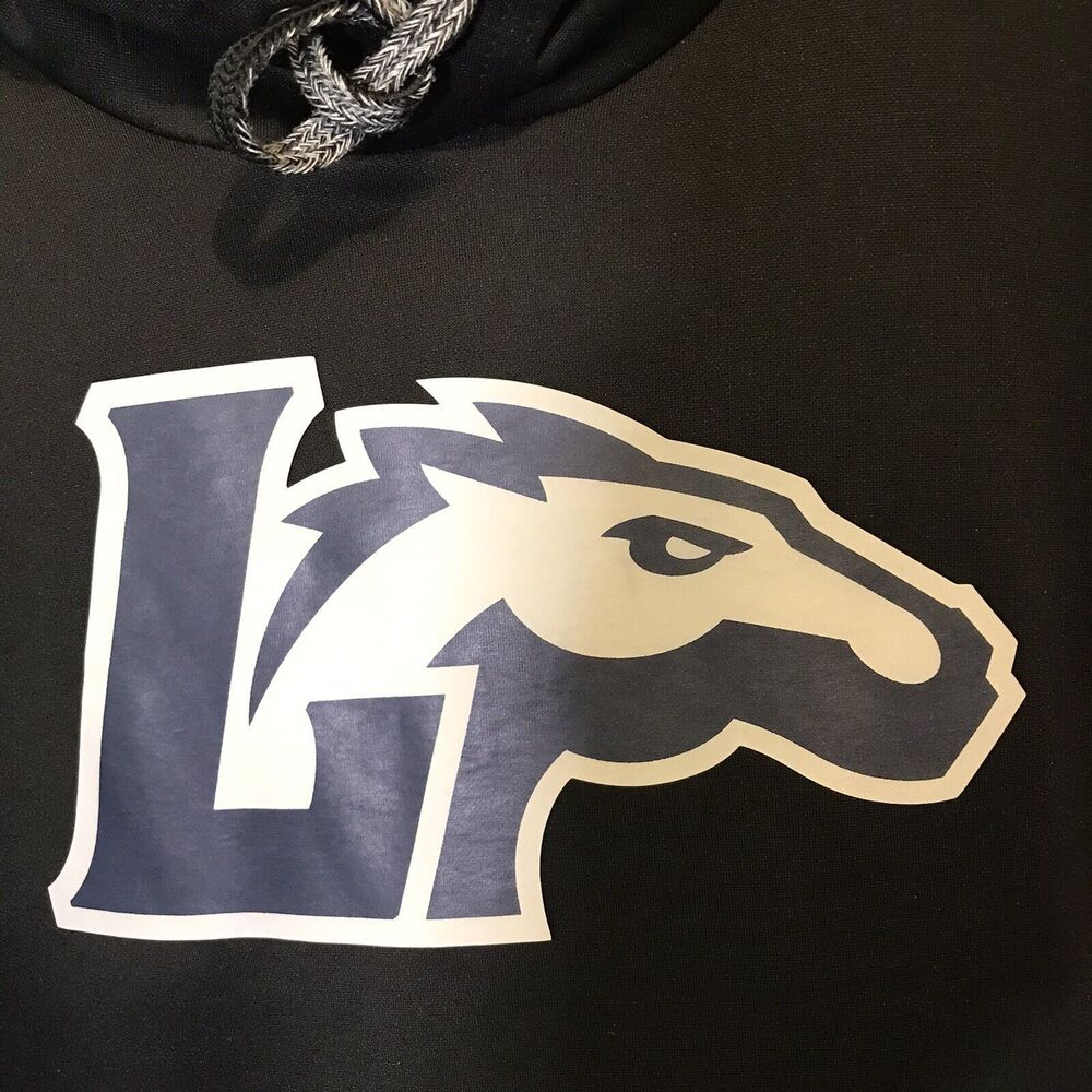 adidas Longwood University Lancers NCAA Logo Adult XL Black Pullover Hoodie - Picture 2 of 12